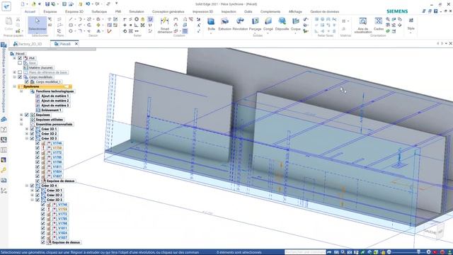 Solid Edge 2D to 3D - Convert 2D Drawing to 3D Model Factory смотреть онлайн