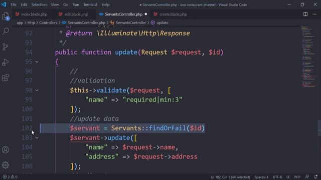 Application de gestion d'un restaurant -10-(modifier & supprimer un serveur & ajouter la navigation смотреть онлайн