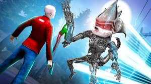 МЕХАНИЧЕСКИЙ СОНИК ОХОТИТСЯ НА НАС! ОПАСНЫЙ МОНСТР ПРОТИВ ЛЮДЕЙ! ВЫЖИТЬ В ГОРОДЕ В Garry`s Mod