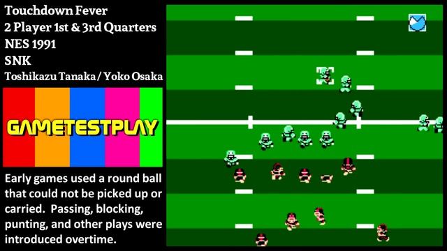 Touchdown Fever NES MEGAMIX №17 Soundtrack Walkthrough Gameplay смотреть онлайн