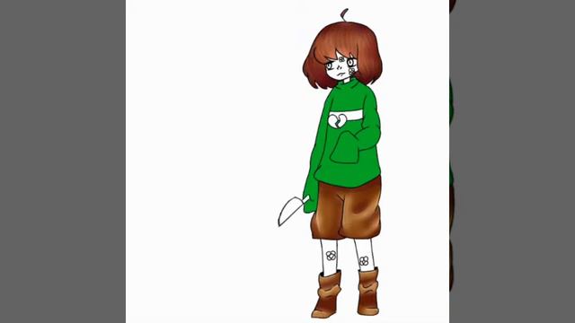 Art Undertale Frisk/Chara (для Undertale Amino) смотреть онлайн