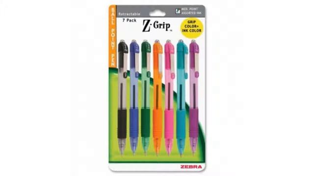 Zebra Pen Z-Grip Pen Features Video смотреть онлайн