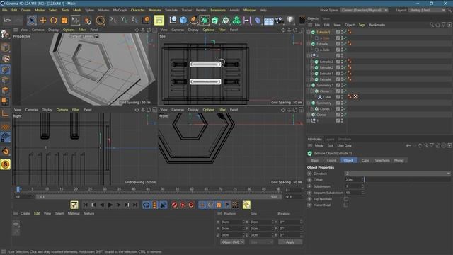 Делаем Sci-Fi сцену в cinema 4D, Arnold render смотреть онлайн