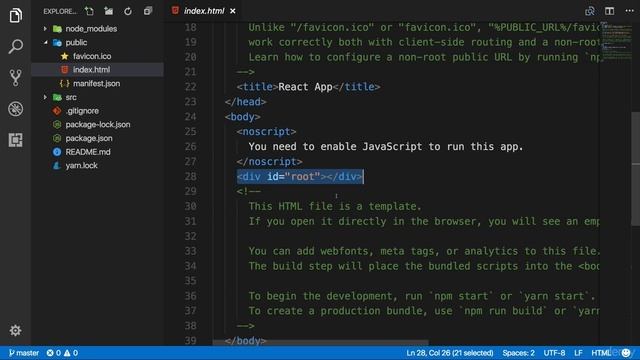Folder Structure of create react app смотреть онлайн