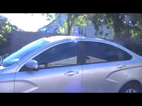 Lada Vesta . Тонирование задней полусферы своими руками смотреть онлайн