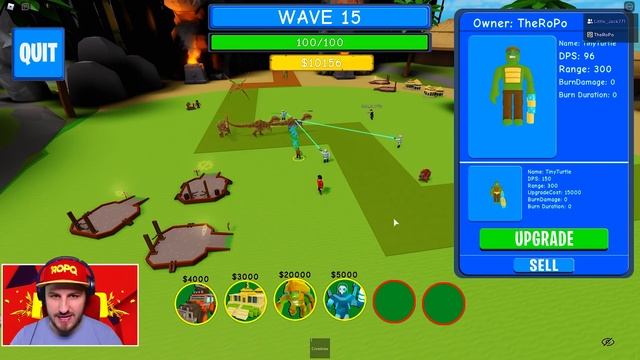 ROBLOX World Defenders - TINY TURTLES OP TOWER... смотреть онлайн
