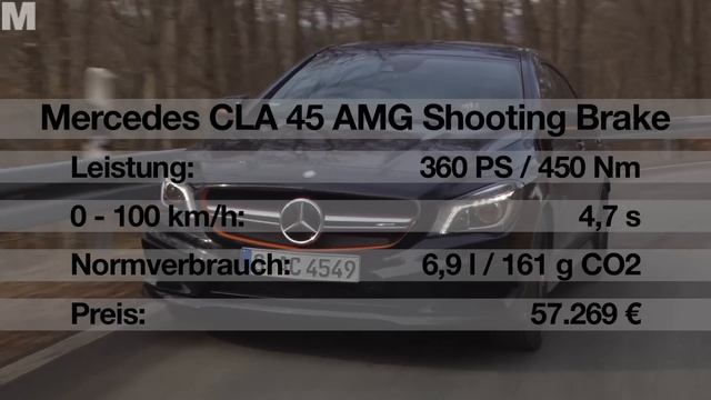 Mercedes CLA 45 AMG Shooting Brake смотреть онлайн
