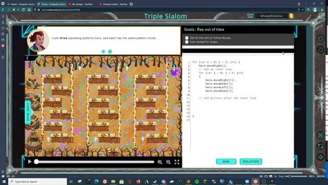 Ozaria - Javascript - Chapter 3 - Module 3 - Triple Slalom смотреть онлайн