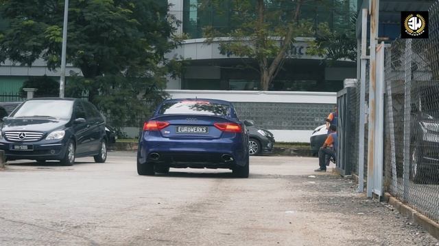 Making Audi A5 B8 Like RS5 But With A S5 Badge w/ ARMYTRIX Valvetronic Exhaust By Eurowerks Sdn Bhd смотреть онлайн
