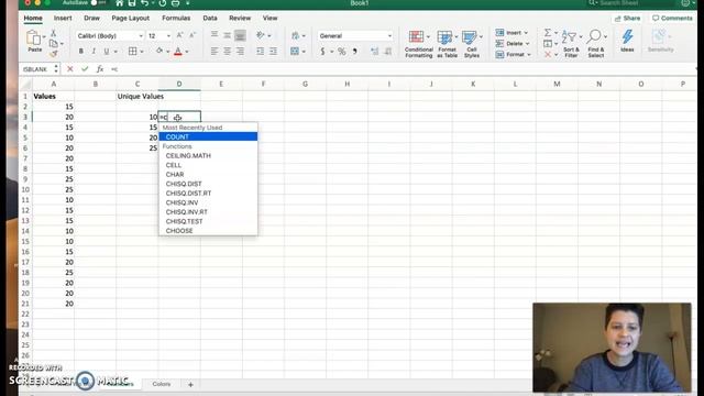 Create Frequency Tables with Excel смотреть онлайн