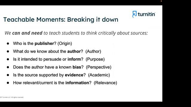 Using Turnitin for Source Credibility смотреть онлайн