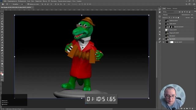 "Zbrush" intensiv kursi 10 - dars Final Sculpt (3 - qism). #zbrush #photoshop #darsliklar смотреть онлайн
