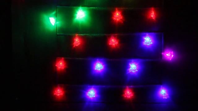 Гирлянда для дома 4,0 м 20 ламп LED с насадками ЁЛКА, прозрач.пров., авторежим.,IP-20 RG/RB смотреть онлайн