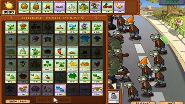 Giant Wall-nut Bowling 2 Vs Team Plants all Zombies Pvz смотреть онлайн