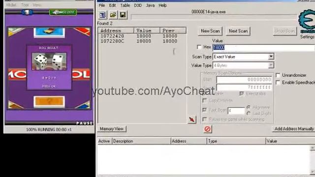 Cheat Monopoly Here And Now World Edition With KEmulator And Cheat Engine #1
