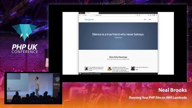 Running Your PHP Site on AWS Lambda - Neal Brooks - PHP UK Conference 2019 смотреть онлайн