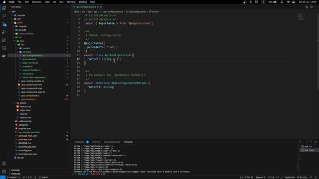 Автоматическая генерация сервисов и интерфейсов на Ангулар смотреть онлайн