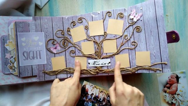 Альбом первого года жизни малышки "Папина принцесса" смотреть онлайн