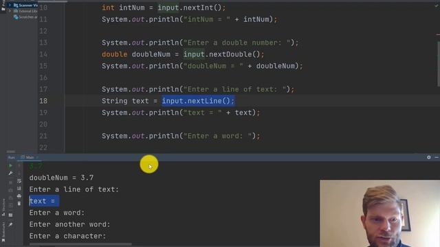 Java Scanner Basic Input смотреть онлайн
