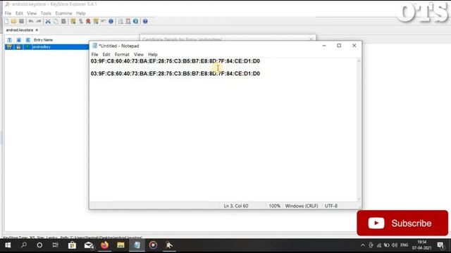 How to check SHA1 certificate in keystore which is used in Google play console and application 2021 смотреть онлайн
