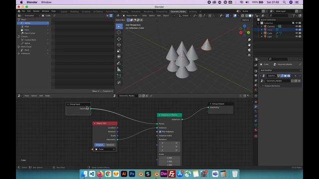 Blender 3.0 Instance on Point смотреть онлайн