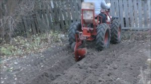 Пахота Мотоблоком МТЗ с адаптером