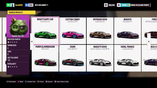 Forza Horizon 5 Bugatti Liveries but anytime an Andrew Tate skin appears his "theme" plays смотреть онлайн