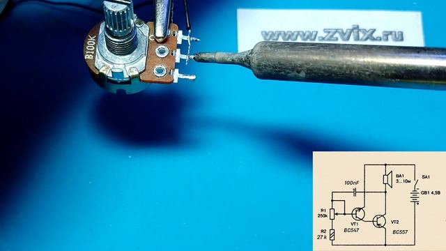 схема имитатора звуков