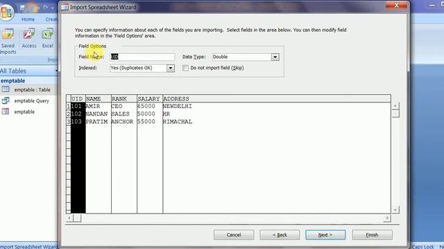 ACCESS:IMPORT A TABLE FROM EXCEL FILE TO ACCESS DATABASE смотреть онлайн
