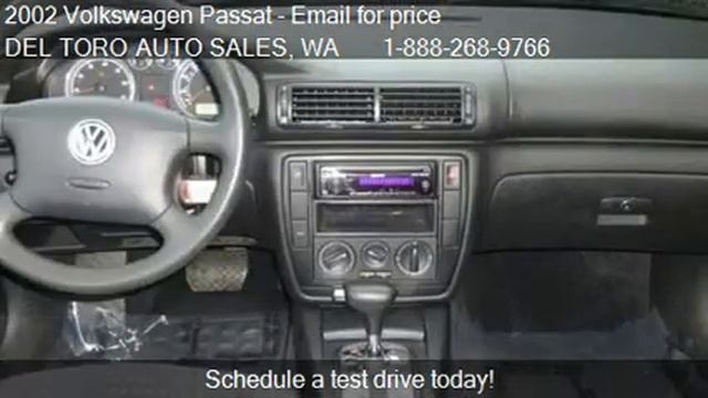 2002 Volkswagen Passat for sale in AUBURN, WA 98002 at DEL смотреть онлайн