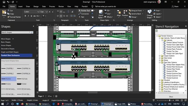 Creando un Rack usando Visio смотреть онлайн