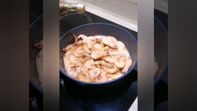 Жареные креветки в соевом соусе "Терияки" смотреть онлайн