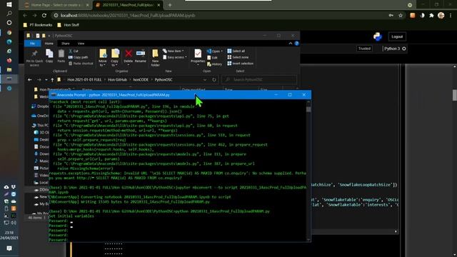 07 Python Data Pipeline Oracle Service Cloud to Snowflake Full Load - Run Full Loop in PY File Part смотреть онлайн