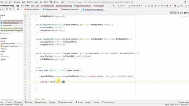 How to make your own custom keyboard (in-app keyboard) for your Android App? смотреть онлайн