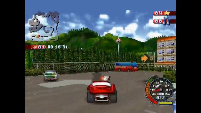 Wreckin Crew: Drive Dangerously ... (PS1) Gameplay смотреть онлайн