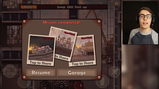The SICKEST jump in the entire game! (Earn to Die 2) смотреть онлайн