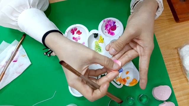 Hướng Dẫn Làm Hoa Đất Nhật Bản - CLAY HYDRANGEA FLOWER TUTORIAL смотреть онлайн