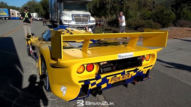 McLaren F1 GTR Longtail Revving & On Road