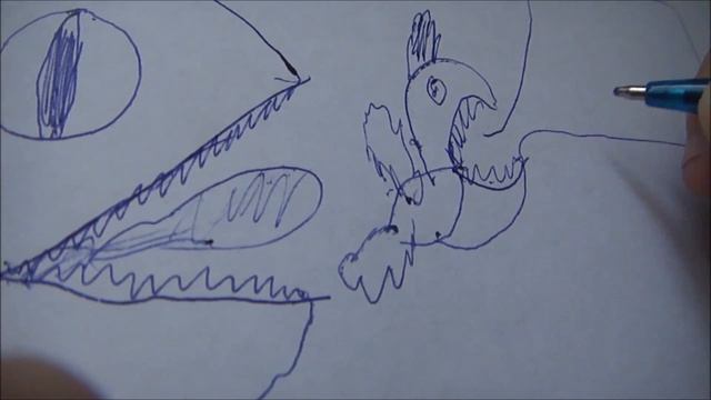 Учу рисовать дракона рисовать не умею:) смотреть онлайн