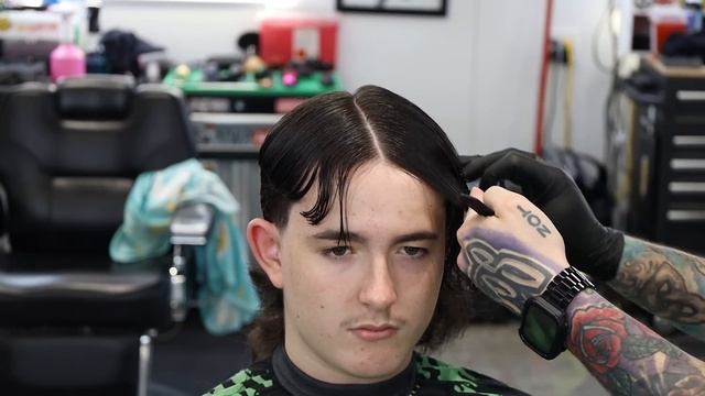 3 YEARS GONE ? Transformation Mullet Low Taper Haircut Tutorial смотреть онлайн