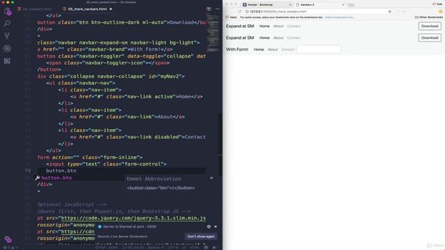 How to Add a complete NavBar In Bootstrap 4 || NavBar In Bootstrap || #TheWebSeeker смотреть онлайн