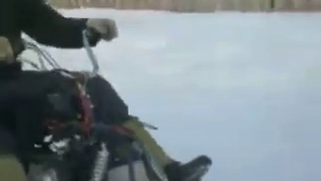 Самодельный снегоход "Маритана" смотреть онлайн