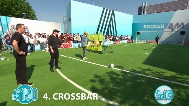 David Seaman & John Bradley | Penalties, volleys, free-kick & crossbar challenge | Soccer AM Pro AM смотреть онлайн