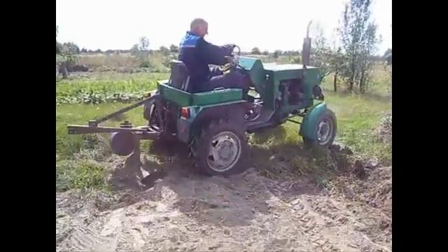 Самодельный минитрактор Буран-3 смотреть онлайн