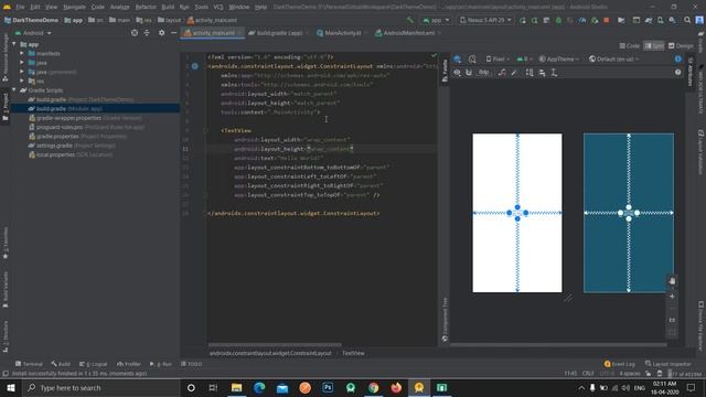 Dark theme in Android apps the easiest way for beginners ? смотреть онлайн