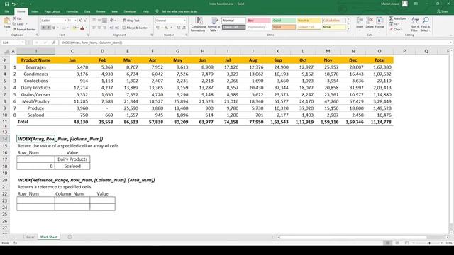 MS EXCEL - How to use INDEX Function | INDEX Function Simplified | Learn MS Excel | Hindi | смотреть онлайн