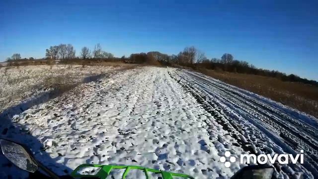 HAMER 200 lux !!! Зимние покатушки на квадроцикле! ч.2 смотреть онлайн