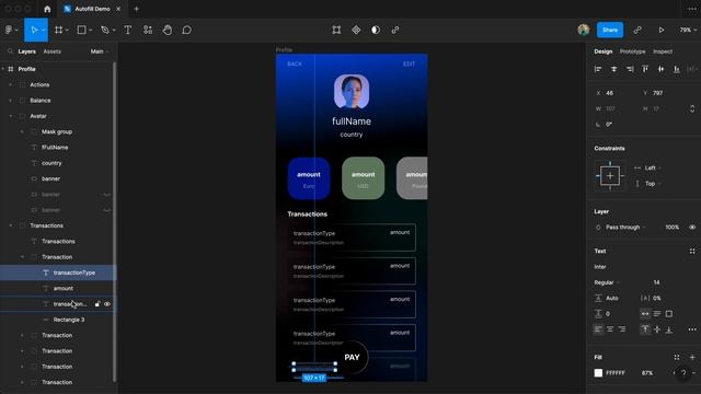 Autofill Figma Plugin смотреть онлайн