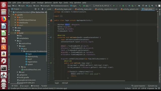FIRE DETECTED ALARM INTERFACE BY ANDROID STUDIO смотреть онлайн
