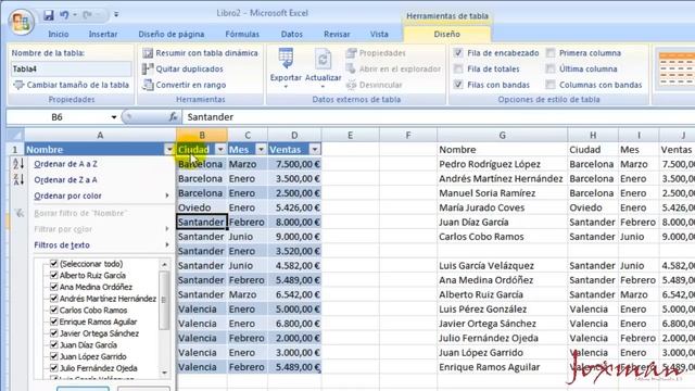 15-Excel avanzado: Listas y tablas смотреть онлайн